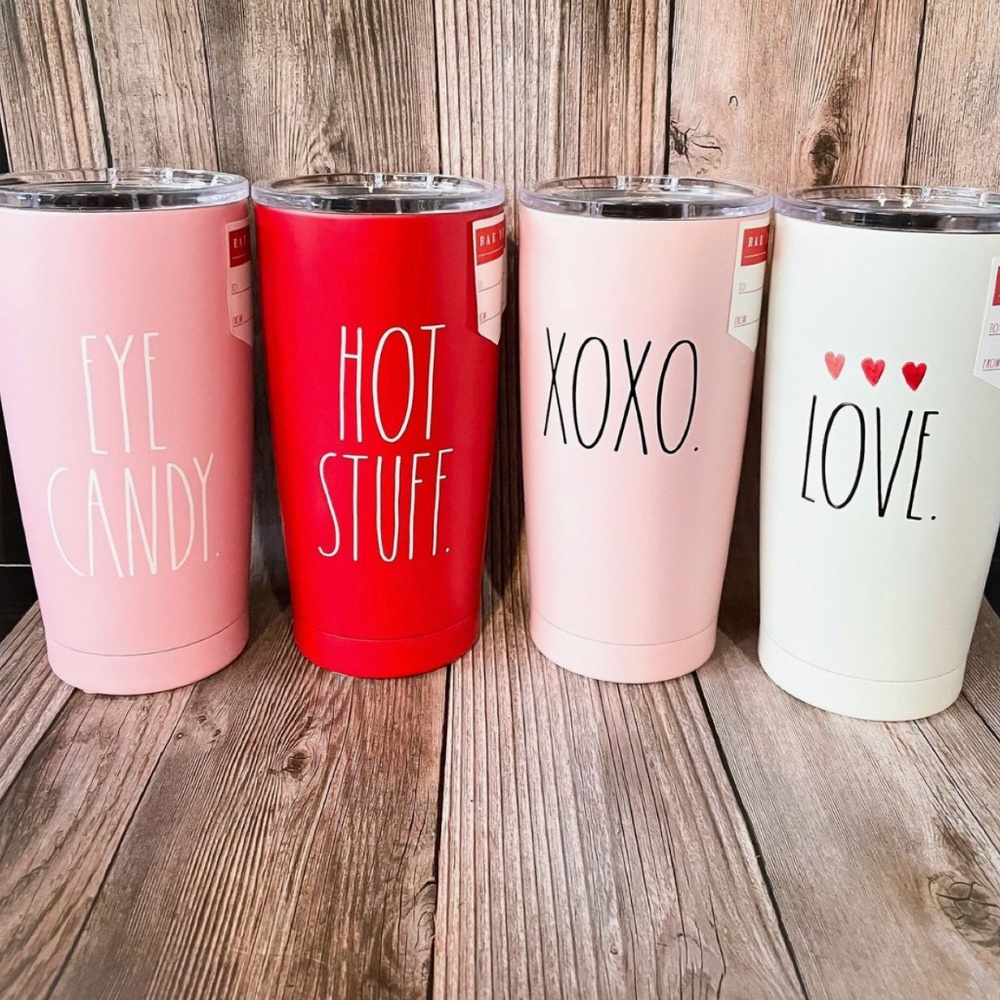 Valentine’s Day metal cups